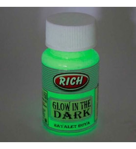 Rich Karanlıkta Parlayan (Glow In The Dark) Hayalet Boya NATURAL YEŞİL 