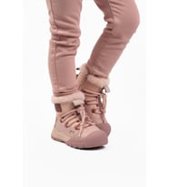 Marcokids Gri İçi Kürklü Soğuğa Dirençli Kaymaz Taban Erkek Çocuk Bot 22671 F (Pembe)