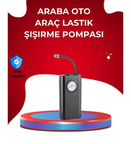 Usb Şarjlı Kompakt Elektrikli Hava Kompresörü 3000 Mah