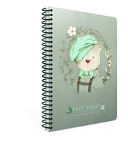 GIPTA EASY NOTES SPİRALLİ KARTON KAPAK DEFTER A4 100YP. KARELİ