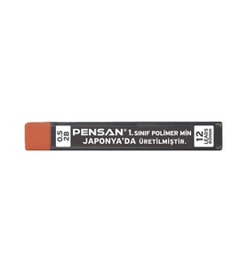 Pensan 1. Sınıf Polimer Kalem Ucu 0.5 mm Min 2B (Siyah)