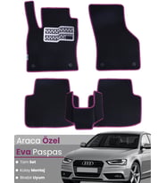 AUDİ A4 SEDAN (2008-2015) Uyumlu EVA Paspas Tam Set–Araca Özel,Su Geçirmez,Kolay Montaj