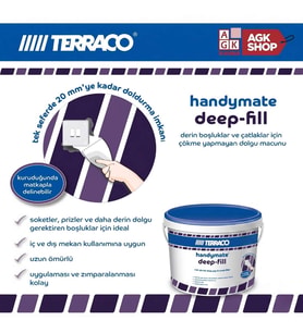 Terraco Handymate Derin Boşluk Ve Çatlak Tamir Dolgu Macunu - 1 Lt