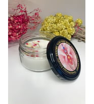 Çakra serisi Enerji Aromaterapi Kokulu çiçekli altın  otlu  Kavanoz Mum