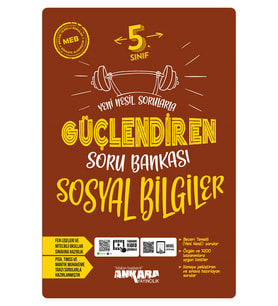 kitabın başkenti ankara yayıncılık 2024 Müf. Ankara Yayıncılık 5.Sınıf Sosyal Bilgiler Yeni Nesil Sorularla Güçlendiren Soru Bankası (Çok Renkli)