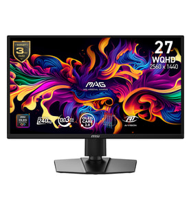 MSI MAG 272QP QD-OLED X24 26.5 inç 240Hz 0.03ms 2K WQHD Adaptive Sync QD-OLED Pivot Gaming Monitör