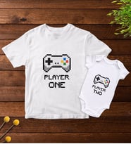 BK Kids Baba&Oğul Kombin Tshirt-Zıbın Hediye Seti -4