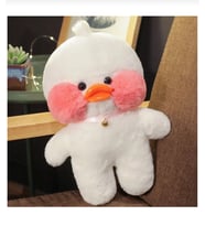 Lalafanfan sevimli ördek civciv peluş (Doğal Beyaz)