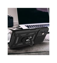 ERTAN İnfinix Hot 30 4G Kılıf Pars Lens Yüzüklü Silikon - Kırmızı