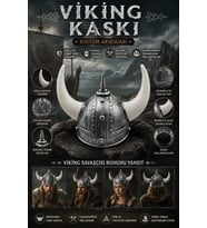 Viking Miğfer Şapka 3 Boynuzlu Gümüş Plastik Halloween Kostüm Parti Savaşçı Aksesuarı Yetişkin
