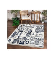 Dijidekor Halı Gri K0450 Yıkanabilir Saçaklı İnce Yolluk Kilim Salon Halısı Modelleri