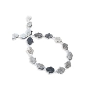 Druze Akik Doğal Taş Mat Hamsa Kesim 12x10mm Dizi