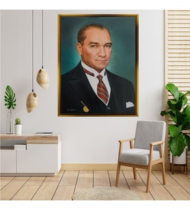 ÇERÇEVELİ ATATÜRK TABLO S302