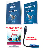 Limit Yayınları 2024-2025 Müfredat 11 Sınıf Tarih-Coğrafya Konu Anlatımı Geliştirici Set Video Çözümlü (Çok Renkli)