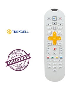 (ORJİNAL) TURKCELL TV+ PLUS KLAVYESİZ R TUŞLU ORJINAL RM-L356 KUMANDA