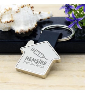 Kişiye Özel Hemşireye Hediye Metal Ev Anahtarlık