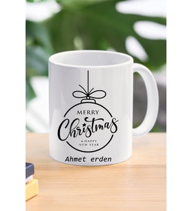 merry christmas özel tasarım kupa bardak