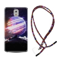 Samsung Note 3 4 5 8 9 20 Ultra 10 Lite Kılıf Boyun Asklı Rasta Silikon Super Planet 1797