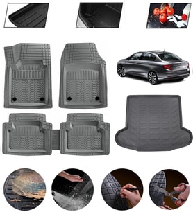 Fiat Egea Uyumlu Paspas Araca Özel Bagaj Havuzu MBS Gri