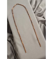Hematit Doğal Taş Parlak Kahverengi Küp Kesim 1x1mm Dizi [AA]