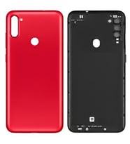 Samsung Galaxy A11 - SM-A115F FULL Kasa Arka Kapak Takım KIRMIZI