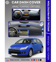 CITROEN C4 (2004-2009) Torpido Örtüsü Ön Göğüs Torpido Koruma Tam Uyum Çatlamayı Önler Kolay Montaj