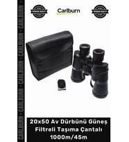 #Dürbün Profesyonel Zoom 20x50 Dürbün Av Dürbünü Güneş Filtreli Taşıma Çantalı 1000m/45m