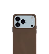 Apple iPhone 17 Pro 6.3'' Liquid Lansman Silikon Kılıf Acı Kahve