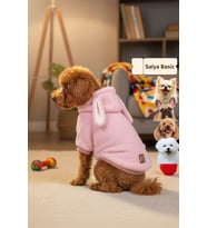 Salya Basic Peluş köpek kıyafetleri (Pembe)