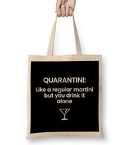 Quarantini Definition Bez Çanta Uzun Saplı