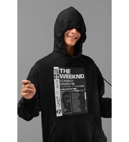 The Weeknd Rapper Starboy Dawn Fm Baskılı Unisex Oversize Hoodie