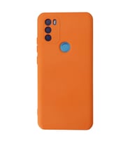 General Mobile Gm 21 Plus Kılıf Nano İçi Kadife Silikon - Turuncu