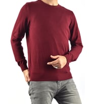93040 FBI BİSİKLET YAKA KAZAK (Bordo)