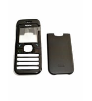 Nokia 6030 Kapak Nokia 6030 uyumlu Siyah ön Kapak Arka Kapak Tuş Takımsız