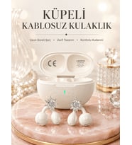 Küpeli Kablosuz Kulaklık Uzun Süreli Batarya Performansı