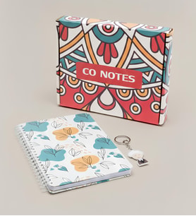 Kişiye Özel Co Notes Defter ve Albert Einstein Tasarımlı Anahtarlık Hediye Seti GDTK-909153