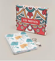 Kişiye Özel Co Notes Defter ve Albert Einstein Tasarımlı Anahtarlık Hediye Seti GDTK-909153