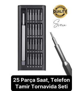 Çok Amaçlı 25 Parça Tornavida Seti Cep Telefonu Gözlük Kamera Saat Tablet Onarım Tamir Özel Kutulu