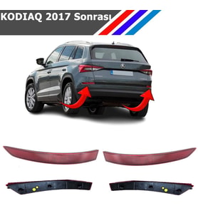 Otozet - Skoda Kodiaq Arka Tampon Reflektörü Sol Ve Sağ Takım 2017 Sonrası 565945105