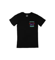 Professional Gamer Cep Logo Tasarımlı Siyah Tişört