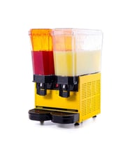 Samixir 40.SSY Klasik Twin Soğuk İçecek Dispenseri, 20+20 L, Fıskiyeli, Sarı