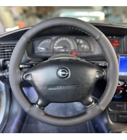 DİKİŞLİ DİRERKSİYON KILIFI NOTALI DERİ SİYAH DERİ SİYAH DİKİŞLİ OPEL VECTRA İÇİN