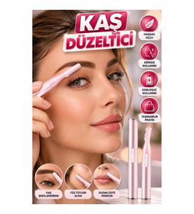 Elektrikli Kaş ve Yüz Tüyü Düzeltici – Hassas Uçlu Kablosuz Trimmer