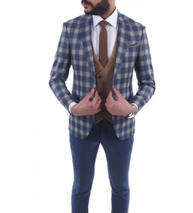 Kombinli Slimfit Drop 6 Takım Elbise