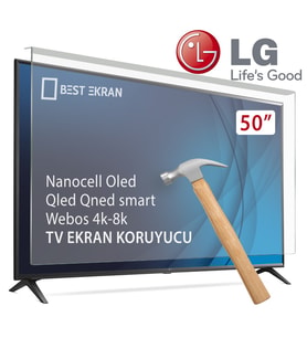 LG 55QNED81B6A TV EKRAN KORUYUCU - LG 55" inç 139 Ekran QNED 4K Ultra HD Smart webOS MiniLED TV