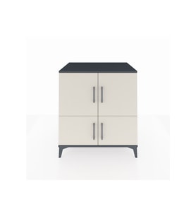 Kronos Şifonyer 3 Raflı 4 Kapaklı 88x59x96 Antrasit-Aytaşı