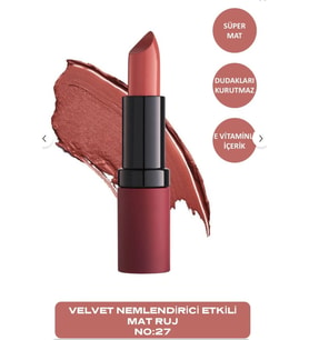 Golden Rose Velvet Matte Lipstick  No 27