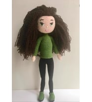 Kıvırcık Bebek Amigurumi Organik Oyuncak