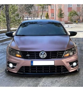 Sts Oto Aksesuar Passat Cc 2007-2017 Batman Yarasa Ayna Kapağı Piano Black Abs Plastik
