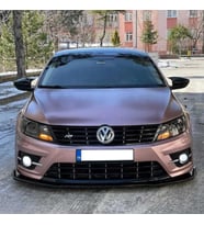 Sts Oto Aksesuar Passat Cc 2007-2017 Batman Yarasa Ayna Kapağı Piano Black Abs Plastik